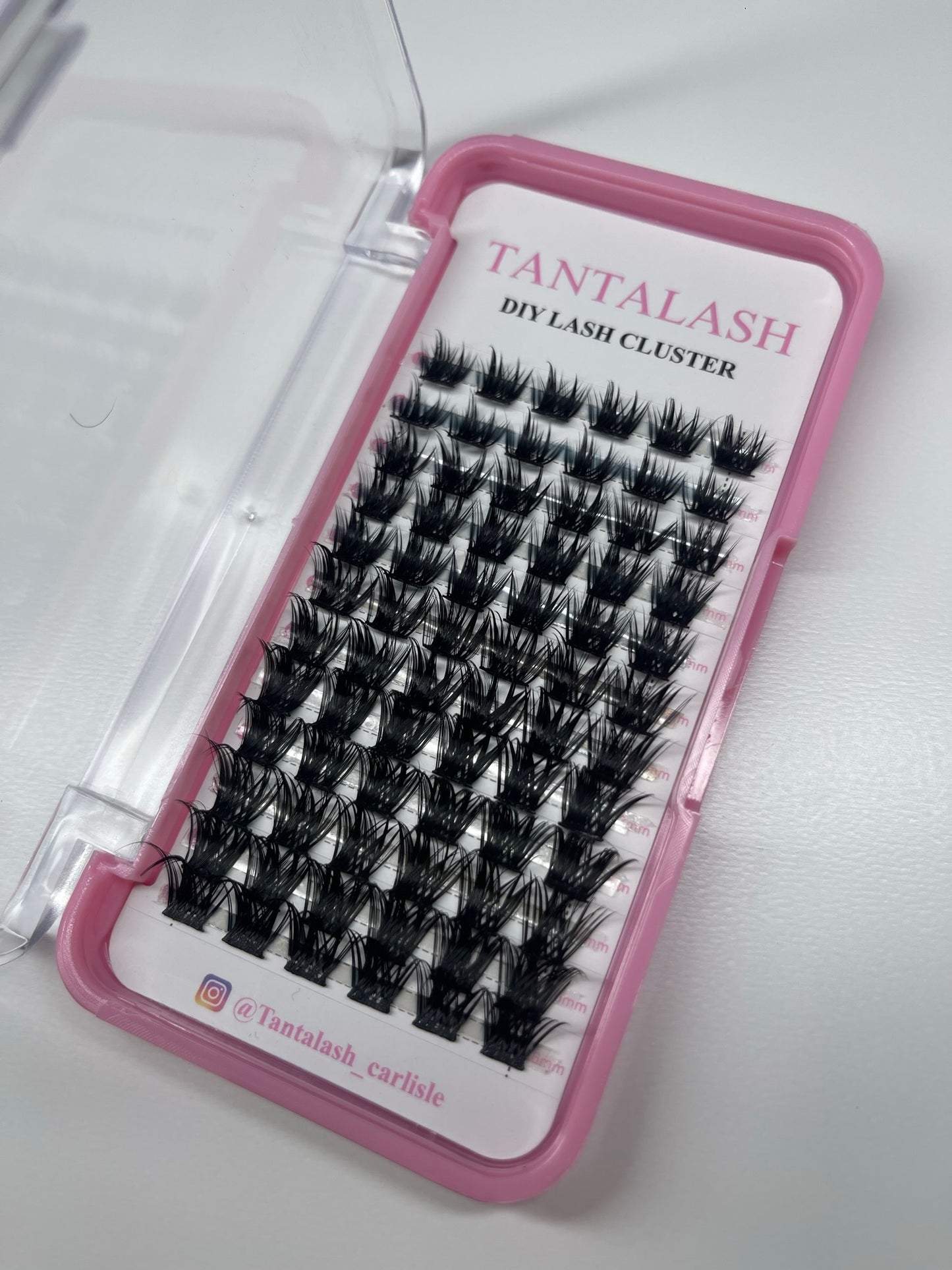 DIY cluster single lash tray