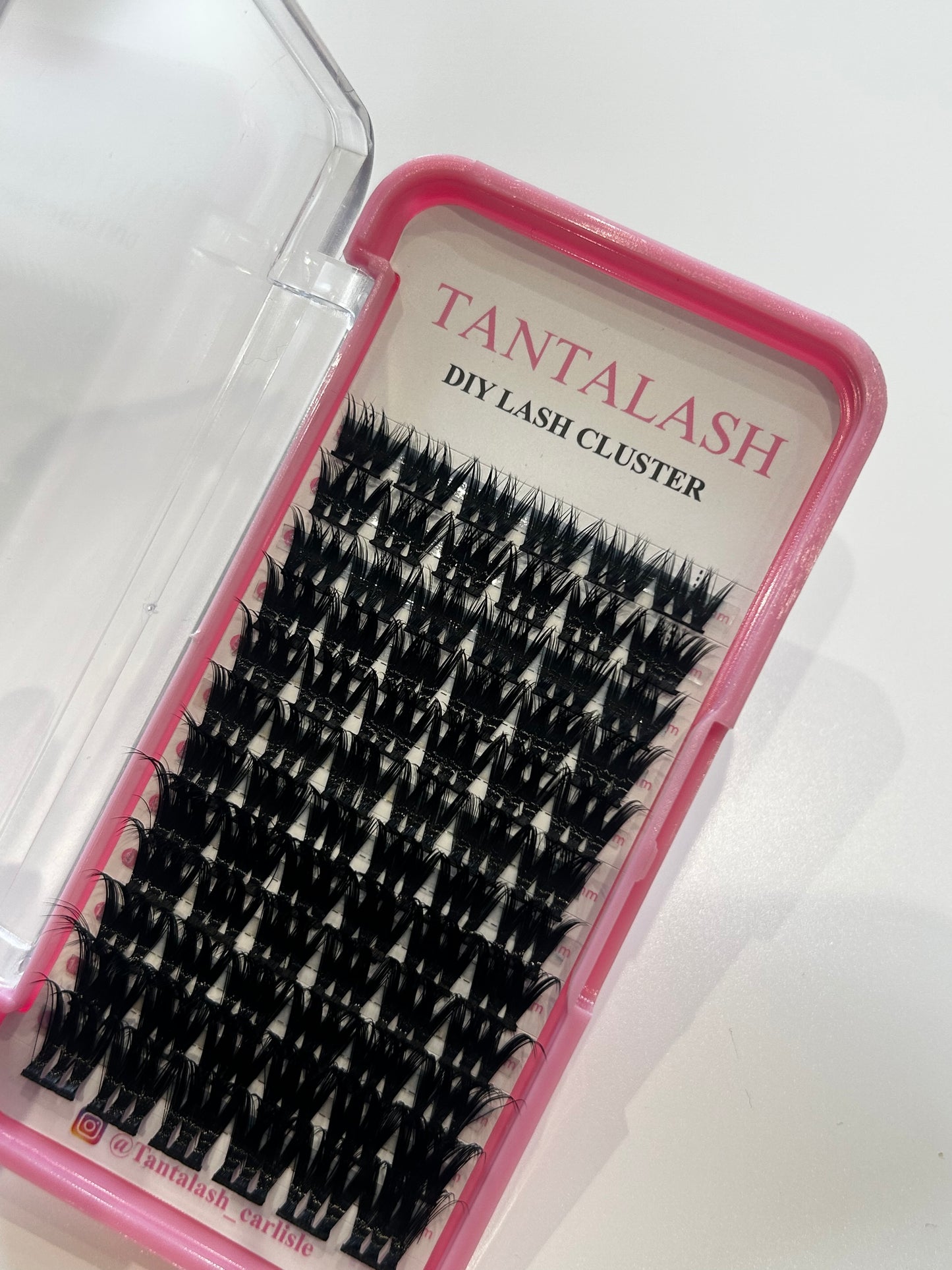 DIY cluster single lash tray