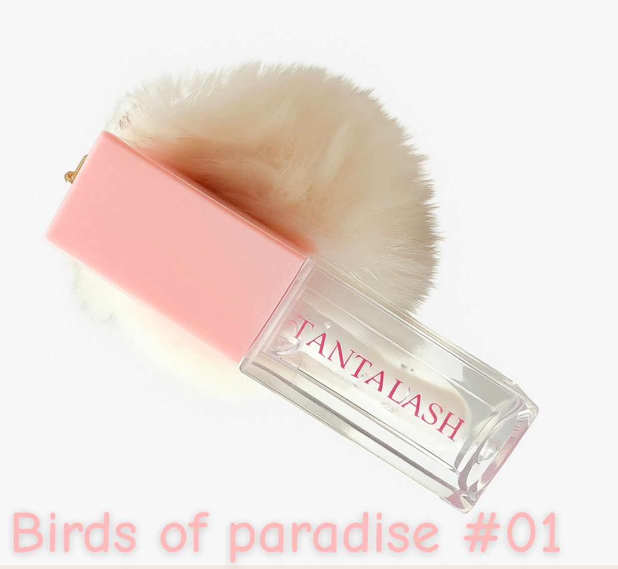 Lip oil pom bagcharm