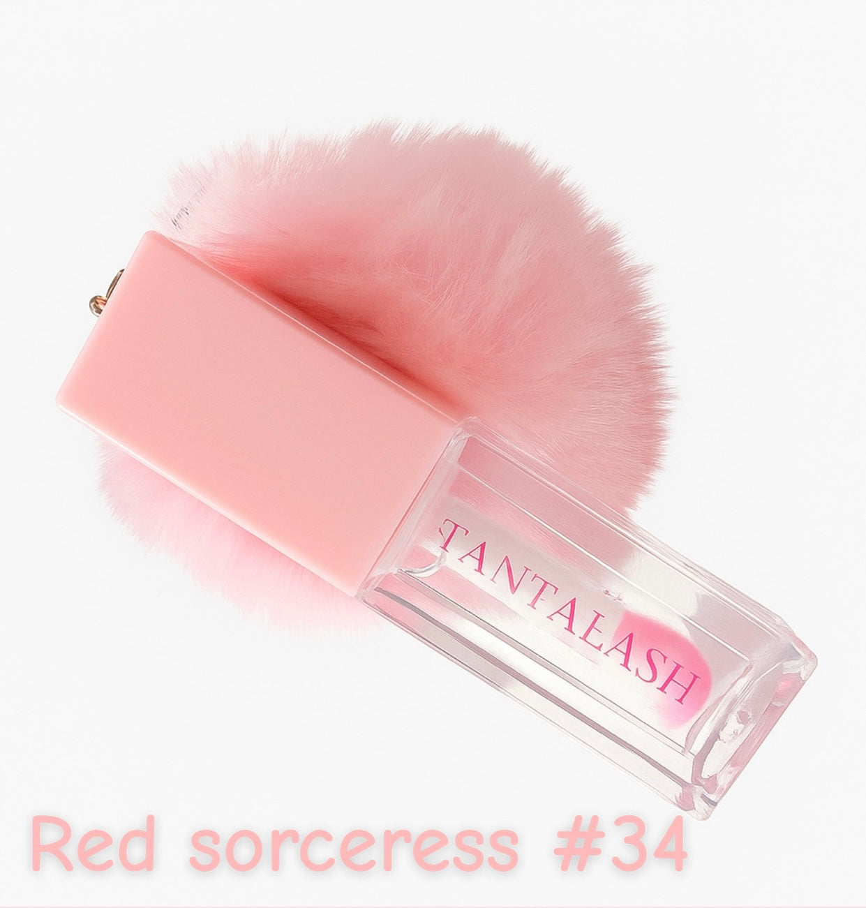 Lip oil pom bagcharm